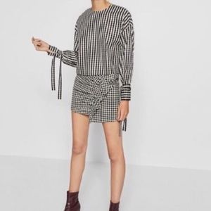 Zara Trafaluc Collection Gingham Top size M